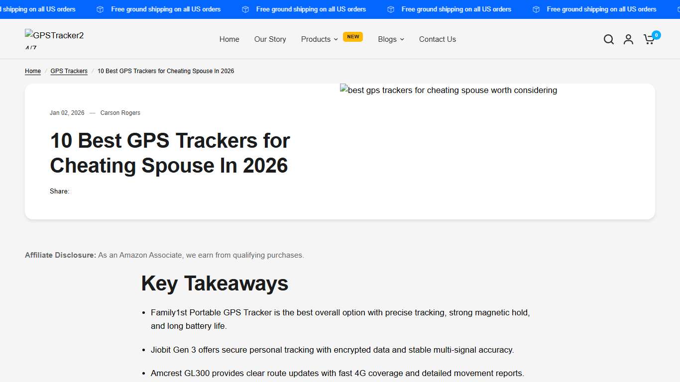 10 Best GPS Trackers for Cheating Spouse In 2026 – GPSTracker24/7